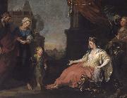 William Hogarth Pharaoh's daughter oil